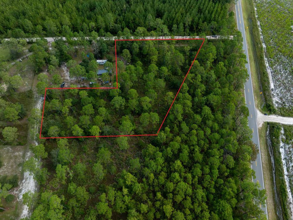 Red lines around land sold